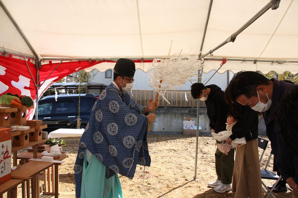 三木市の木の家　地鎮祭