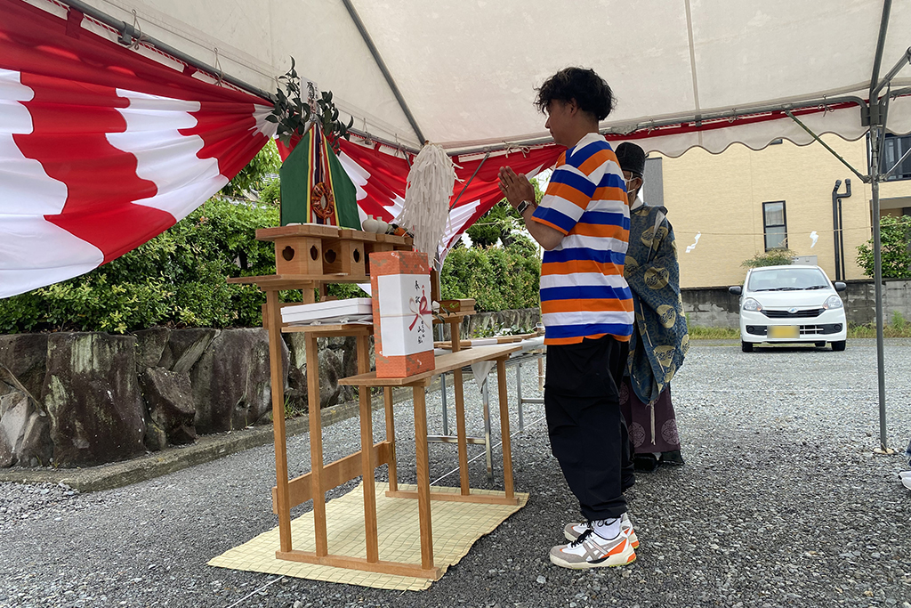 姫路市の木の家　地鎮祭