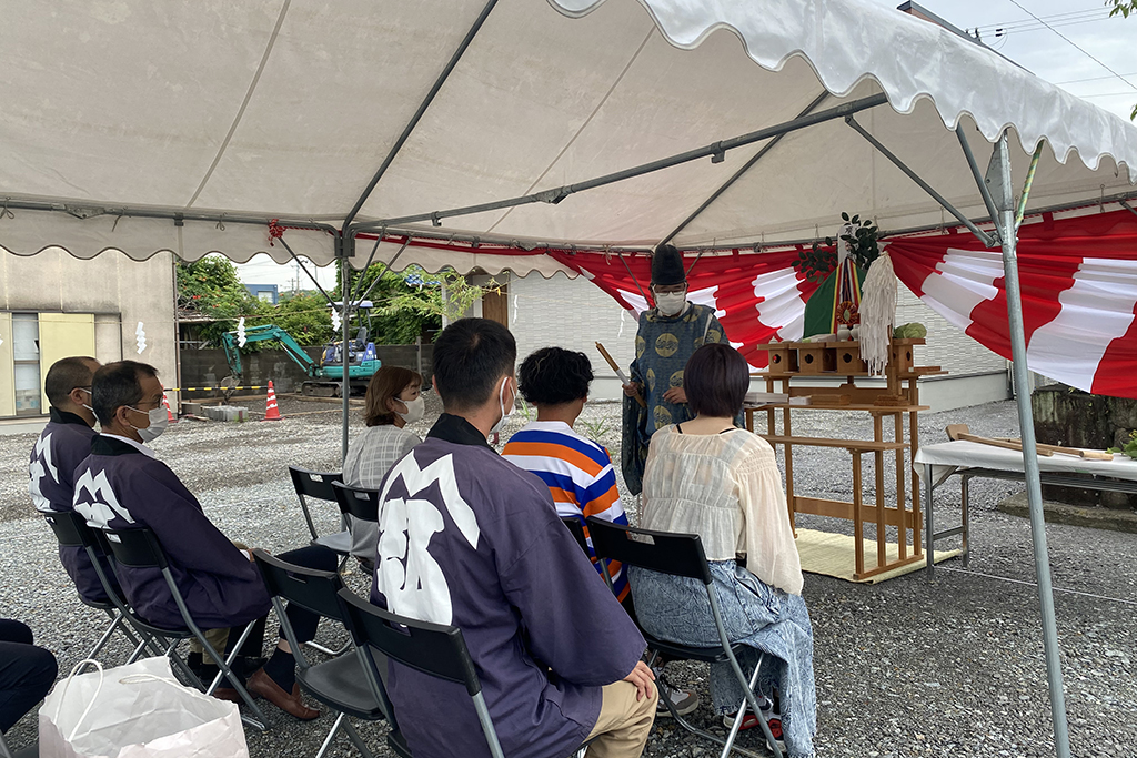 姫路市の木の家　地鎮祭