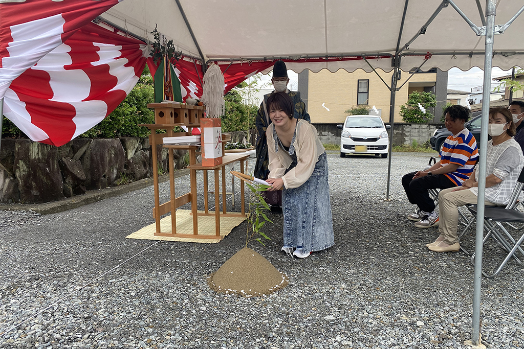 姫路市の木の家　地鎮祭