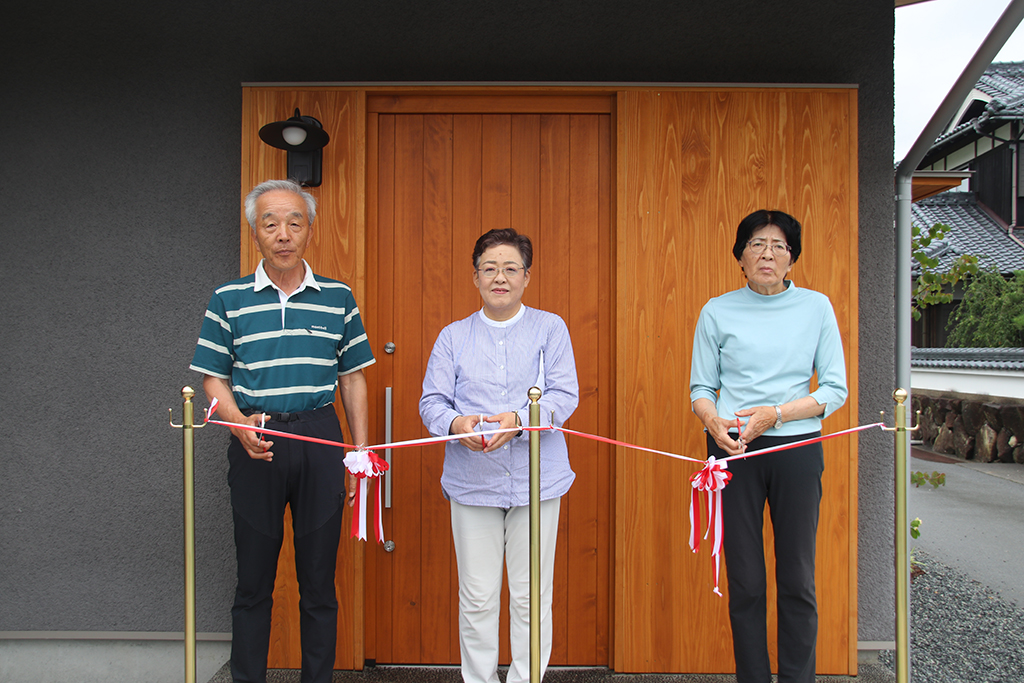 神崎郡の木の家　引渡式