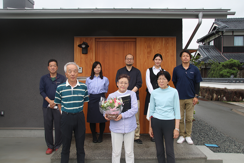 神崎郡の木の家　引渡式