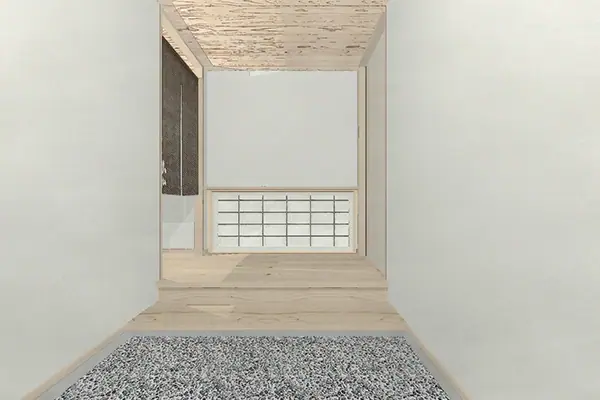 姫路市の木の家 スッキリとした玄関