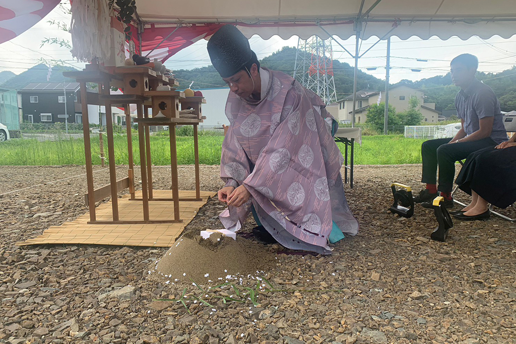 姫路市の木の家　地鎮祭