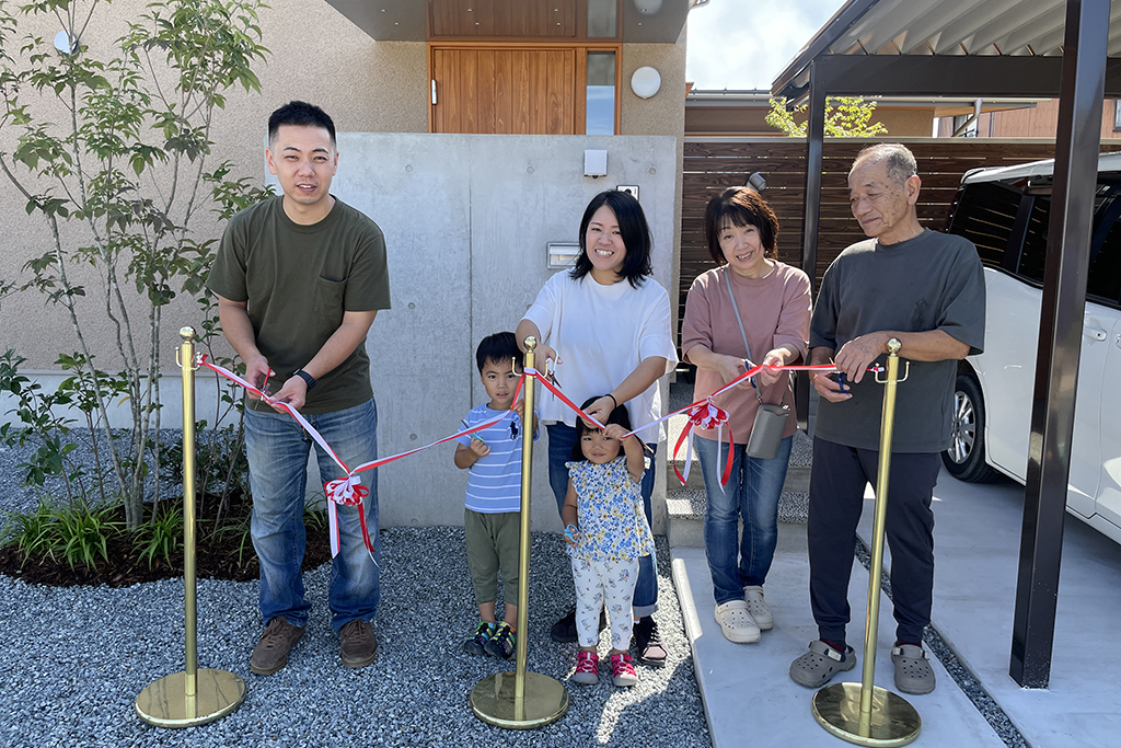 姫路市の木の家　引渡式