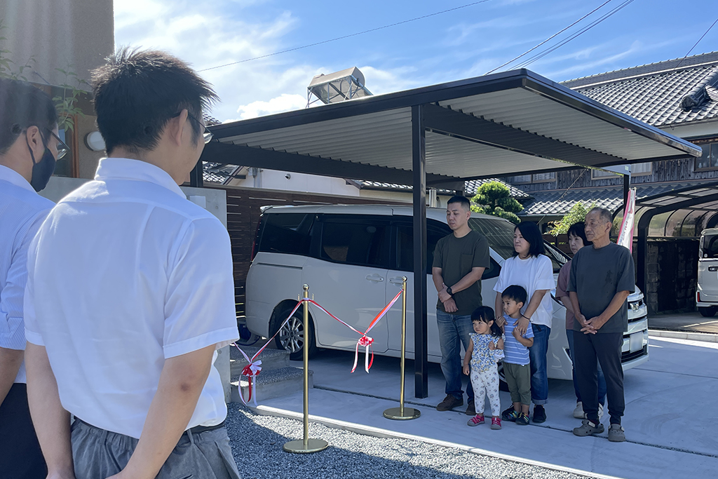 姫路市の木の家　引渡式