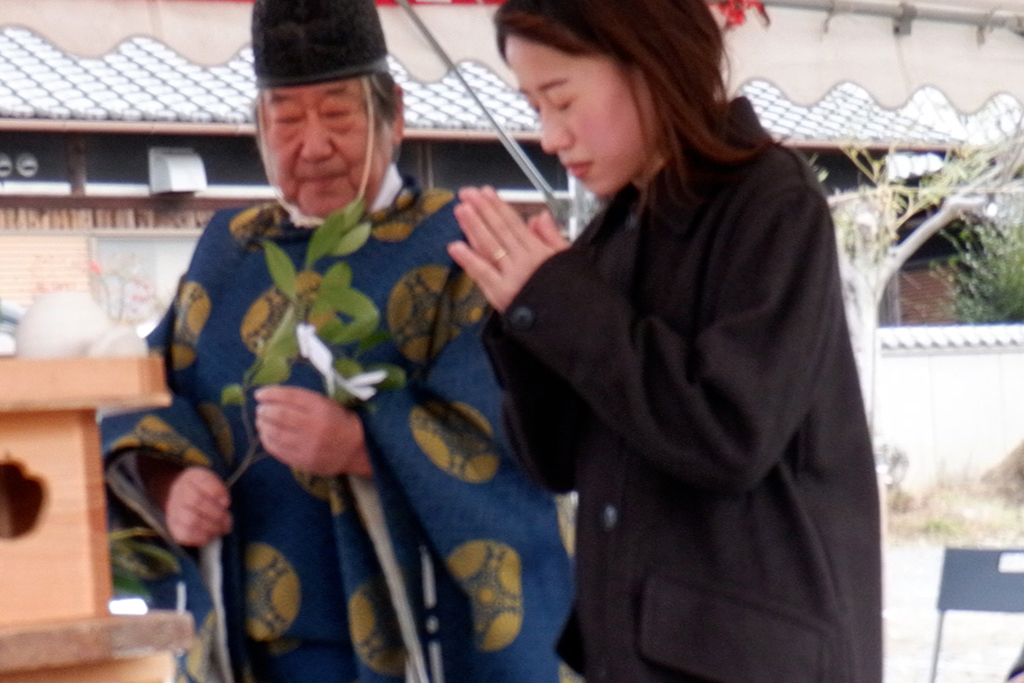 小野市の木の家　地鎮祭