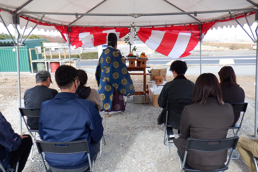 小野市の木の家　地鎮祭