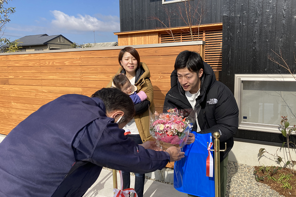 神戸市の木の家　引渡式