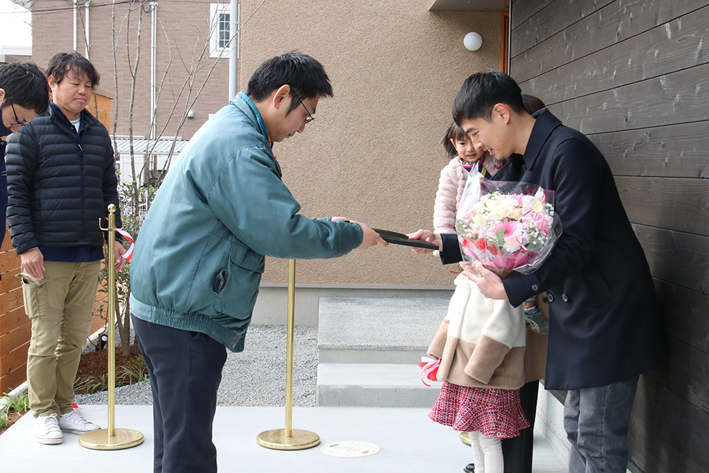 姫路市の木の家　引渡式