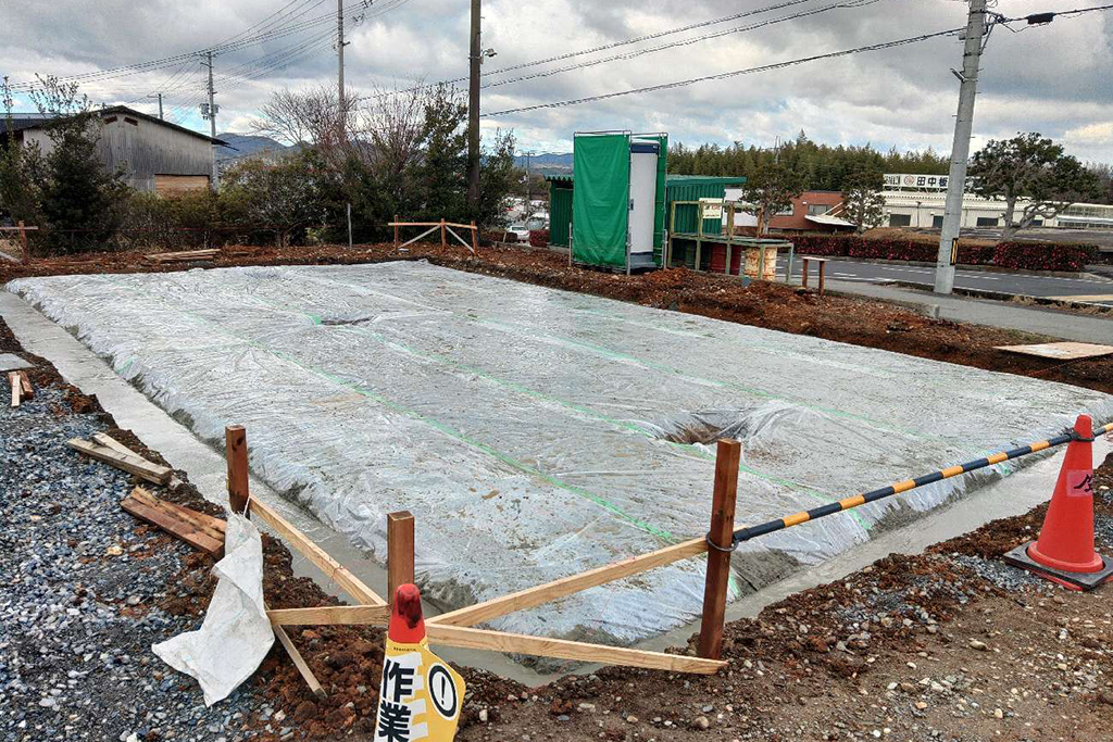 小野市の木の家　基礎工事