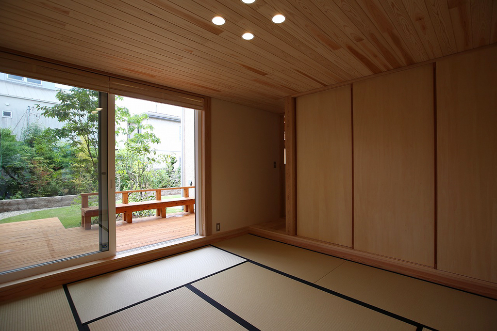 姫路市の木の家 共有の和室