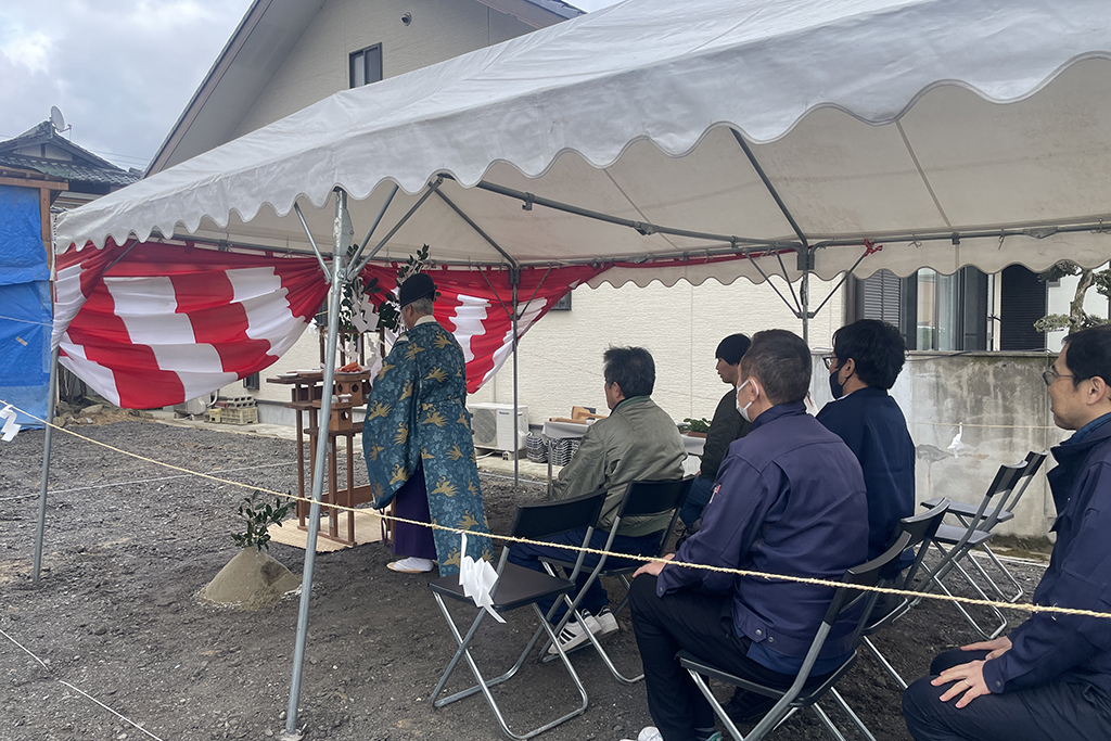 加西市の木の家　地鎮祭