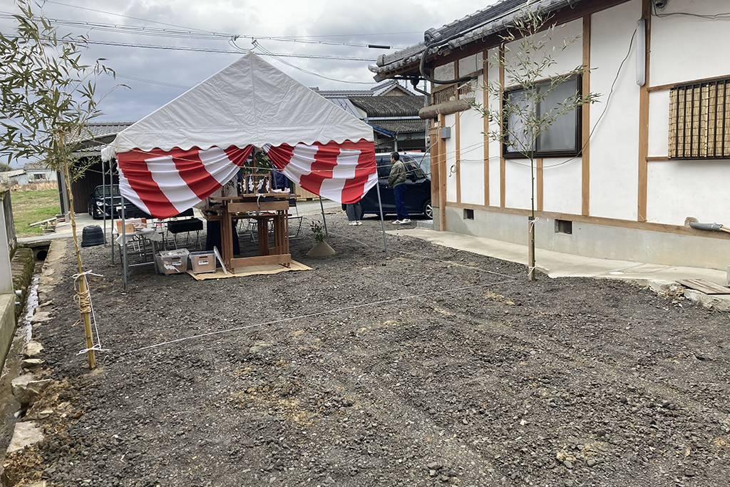 加西市の木の家　地鎮祭