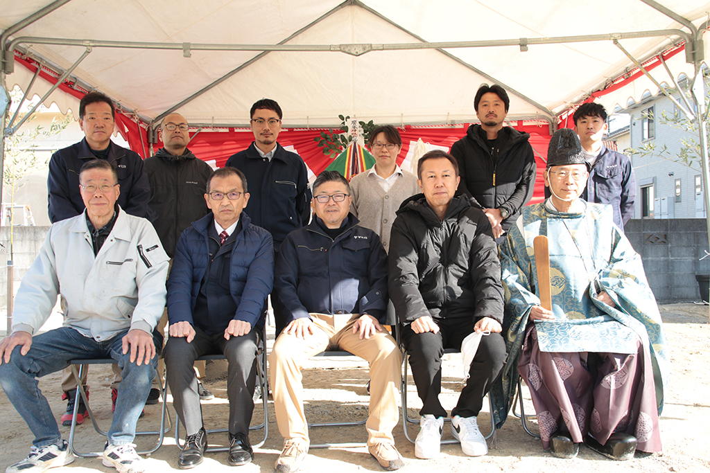 加古川市の木の家　地鎮祭