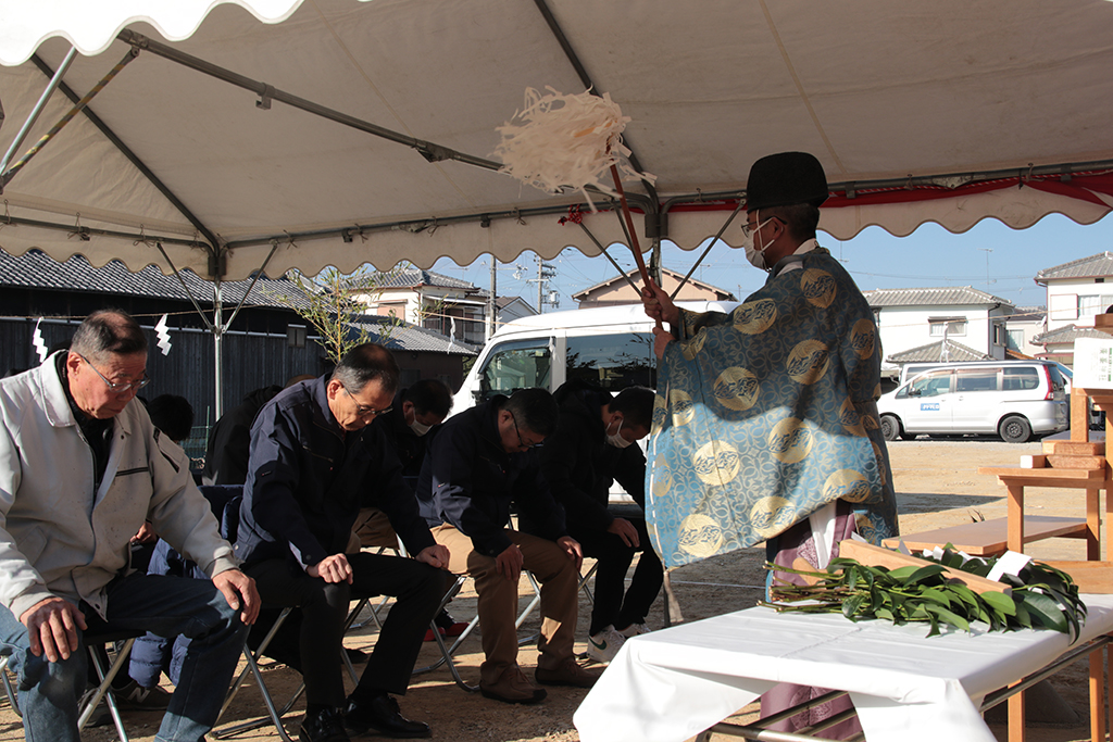 加古川市の木の家　地鎮祭