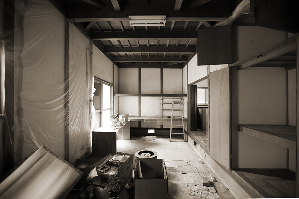 姫路市の木の家 リノベーション工事前の1階の様子