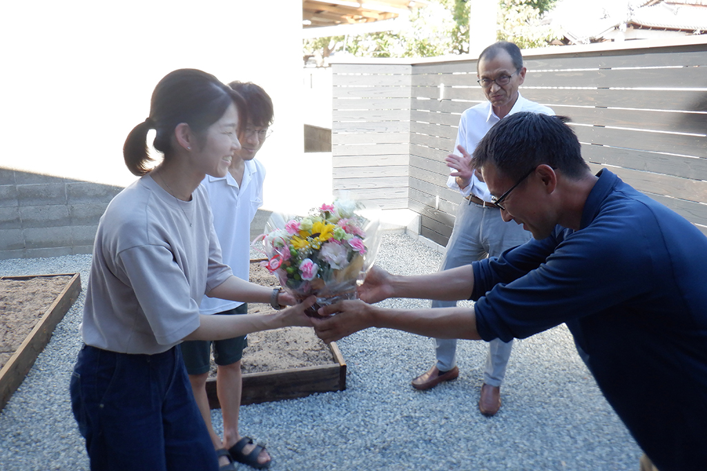 高砂市の木の家 引渡式