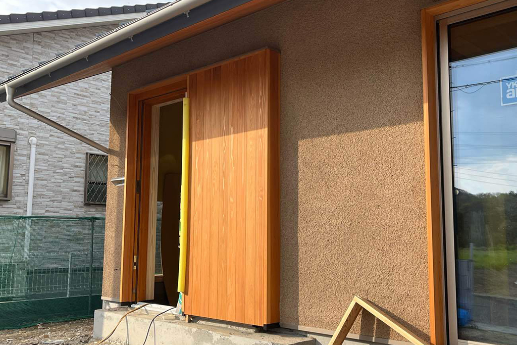 小野市の木の家 足場解体