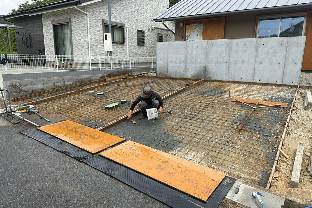 小野市の木の家 外構工事
