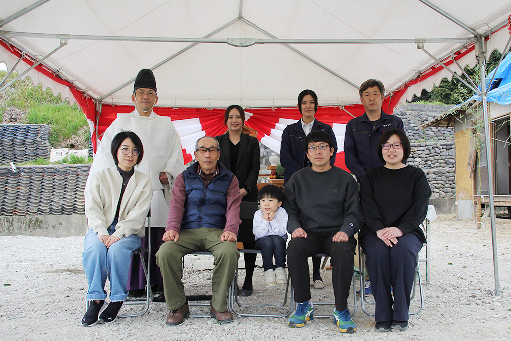 神戸市の木の家 地鎮祭