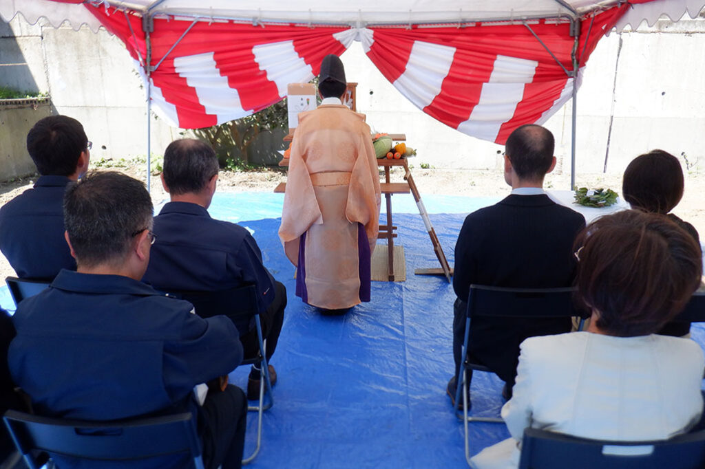 神戸市の木の家 地鎮祭