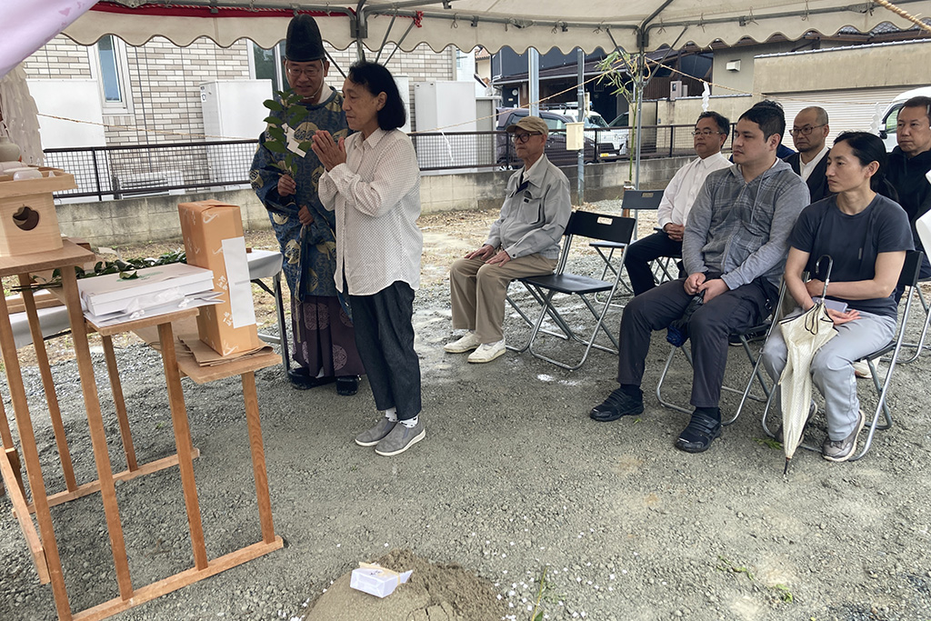 加古川市の木の家　地鎮祭