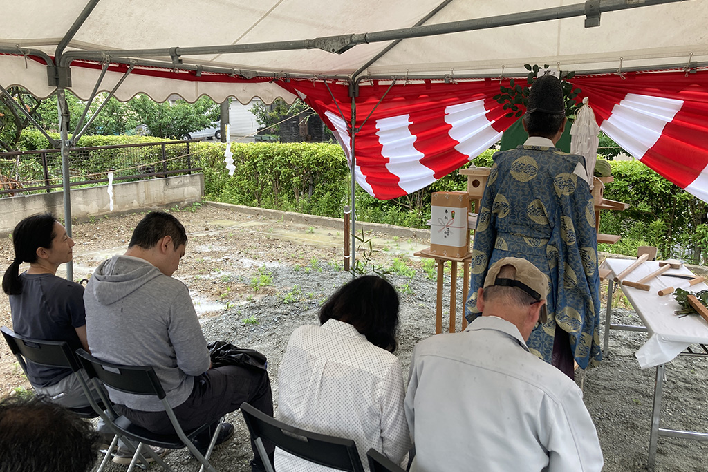 加古川市の木の家　地鎮祭