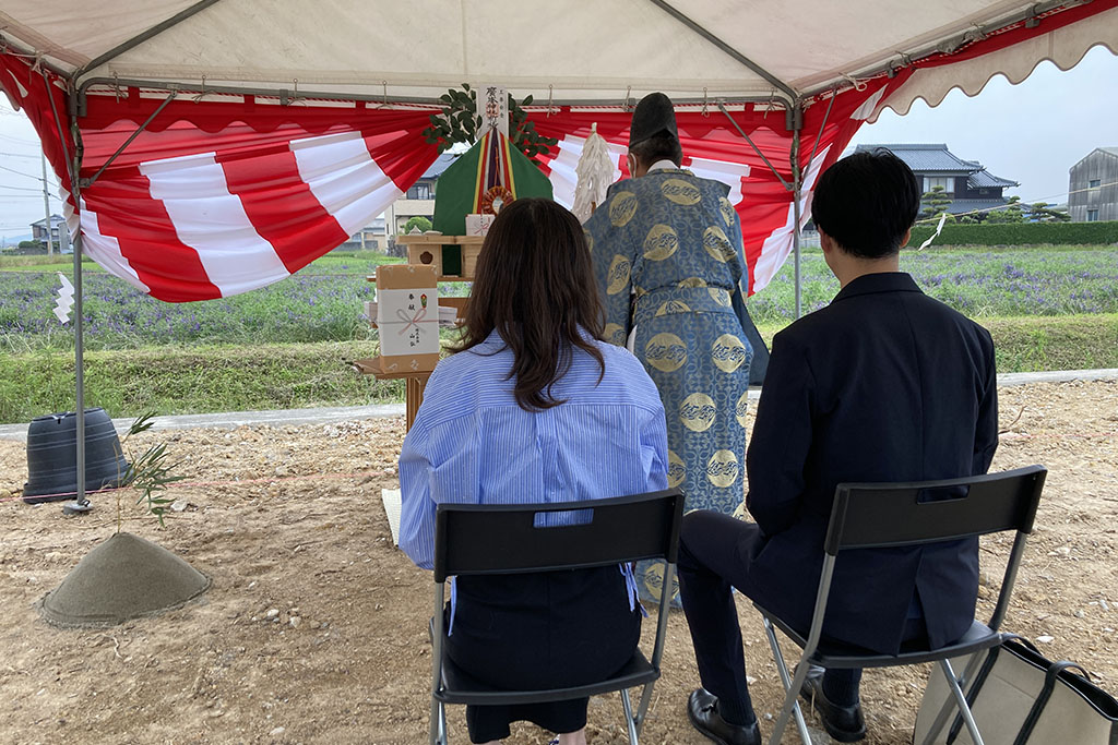 加古郡の木の家　地鎮祭
