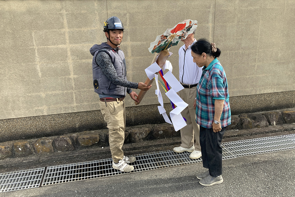 加古川市の木の家　上棟式