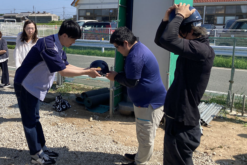 加古郡の木の家　上棟式