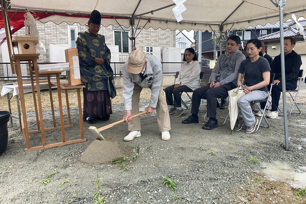 加古川市の木の家　地鎮祭