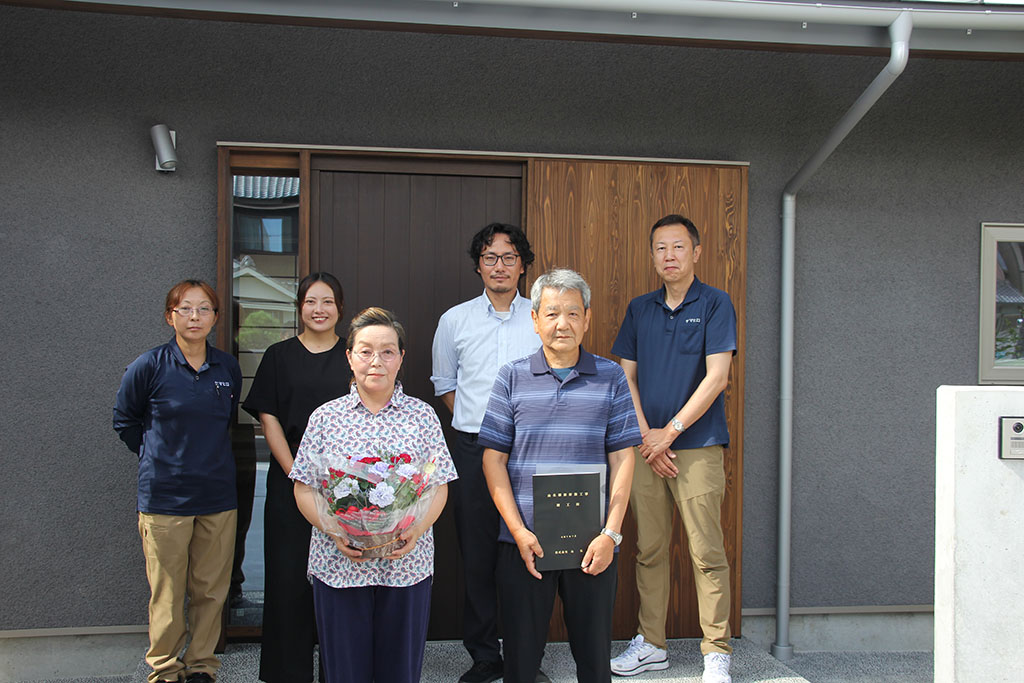 姫路市の木の家 引渡式