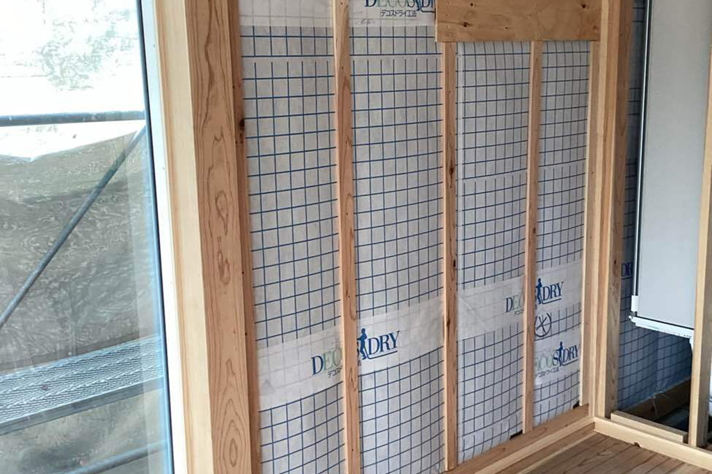 加古川市の木の家　断熱工事