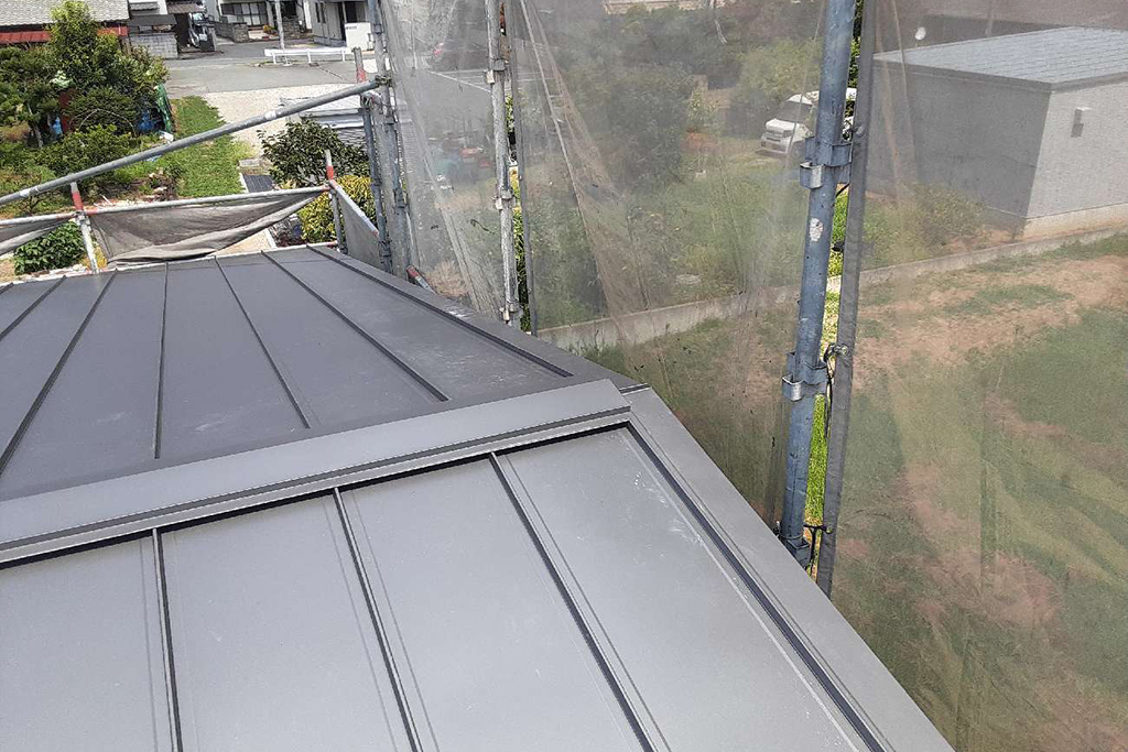 姫路市の木の家　屋根工事