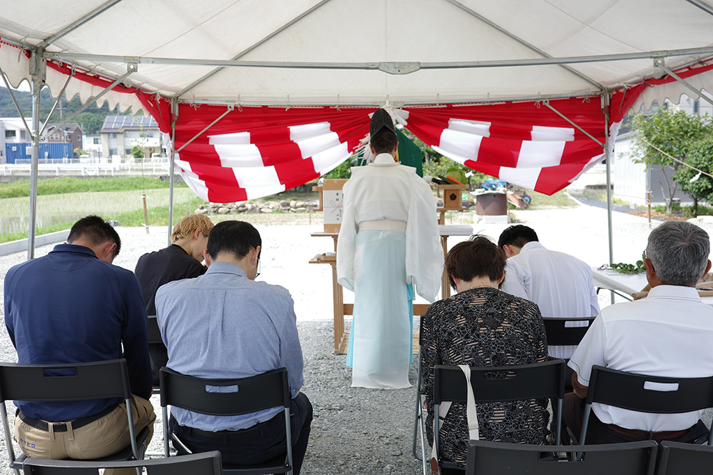 姫路市の木の家 地鎮祭