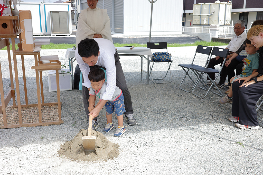 姫路市の木の家 地鎮祭
