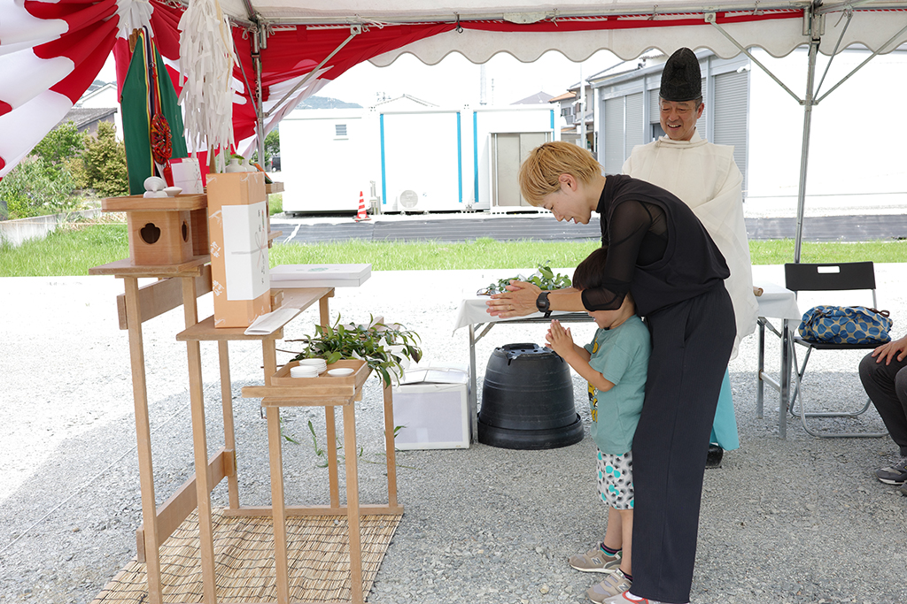 姫路市の木の家 地鎮祭