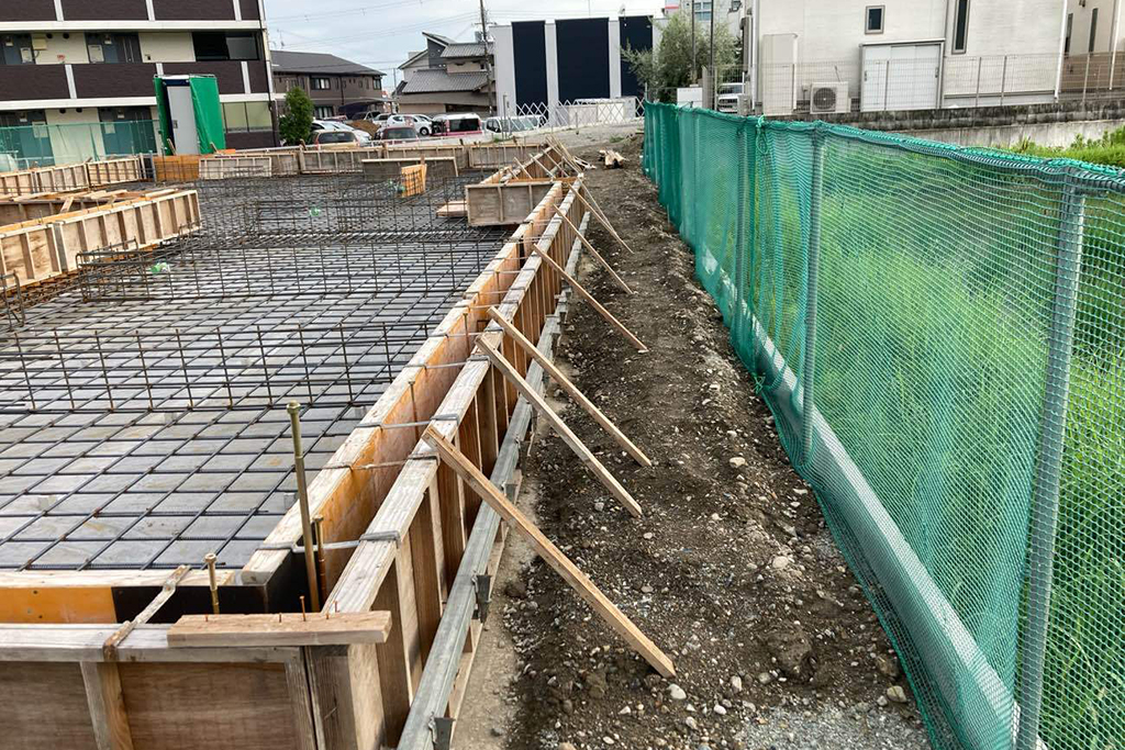姫路市の木の家 基礎工事