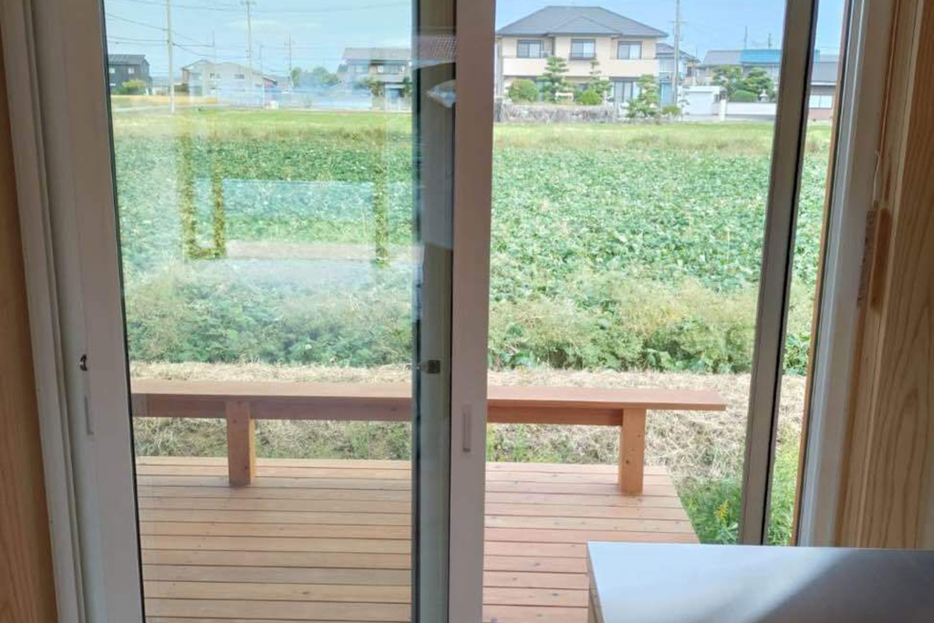 加古郡の木の家 網戸