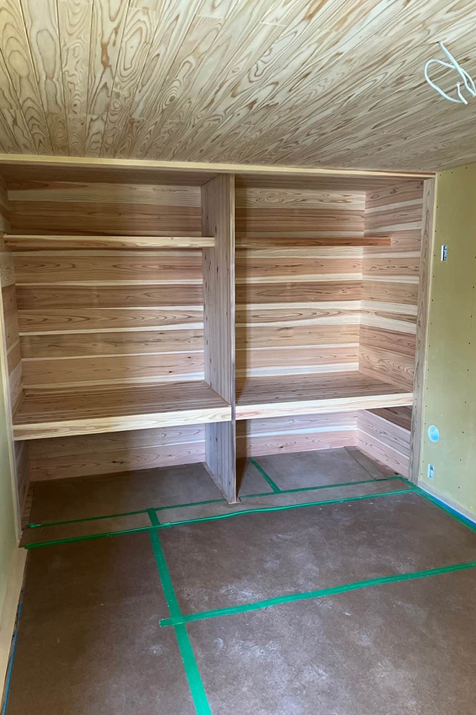 姫路市の木の家　大工工事