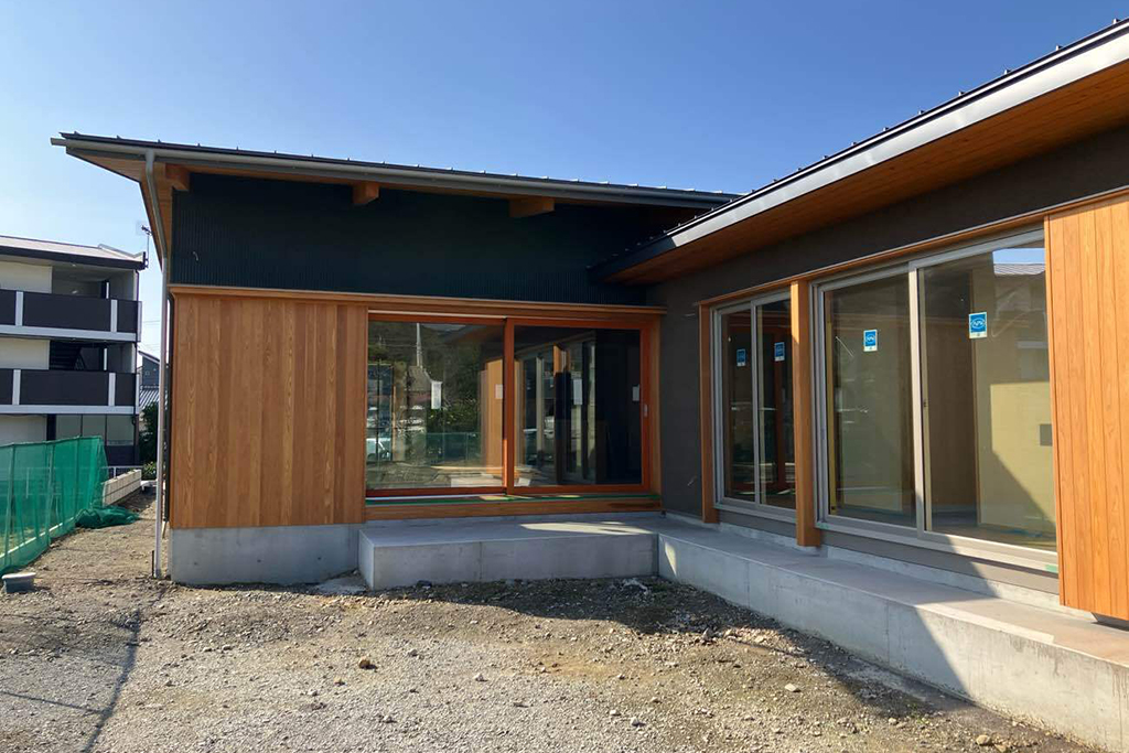 姫路市の木の家　足場解体