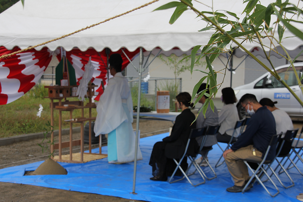 三木市の木の家　地鎮祭