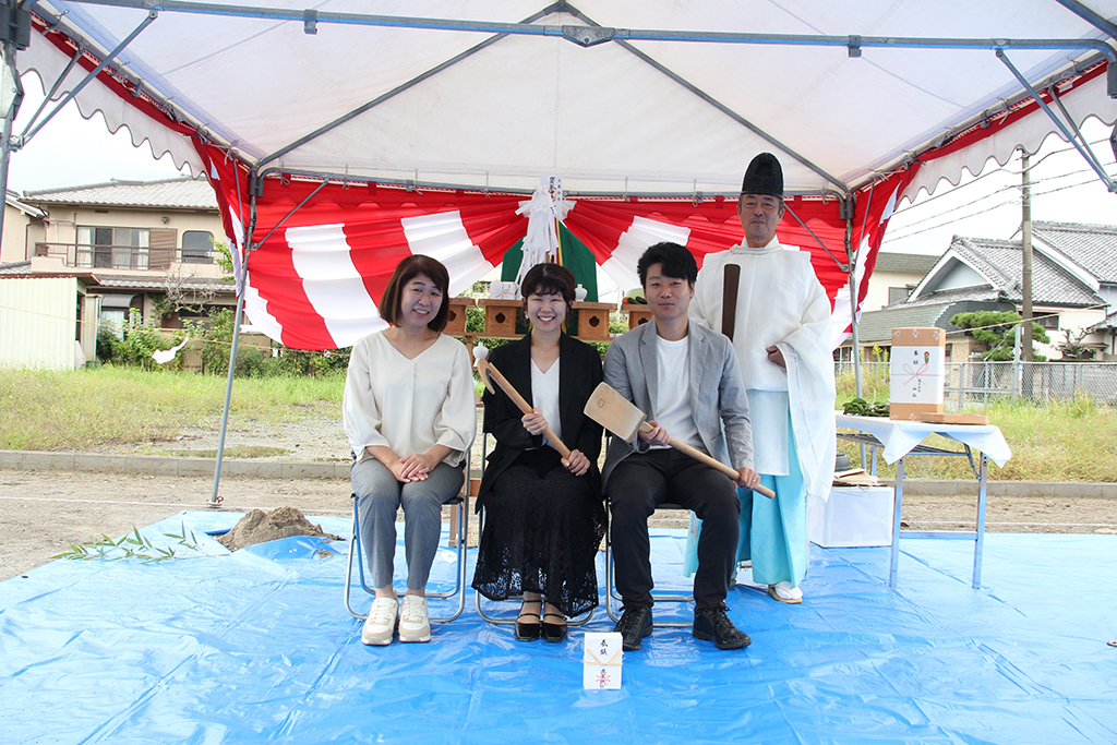 三木市の木の家　地鎮祭