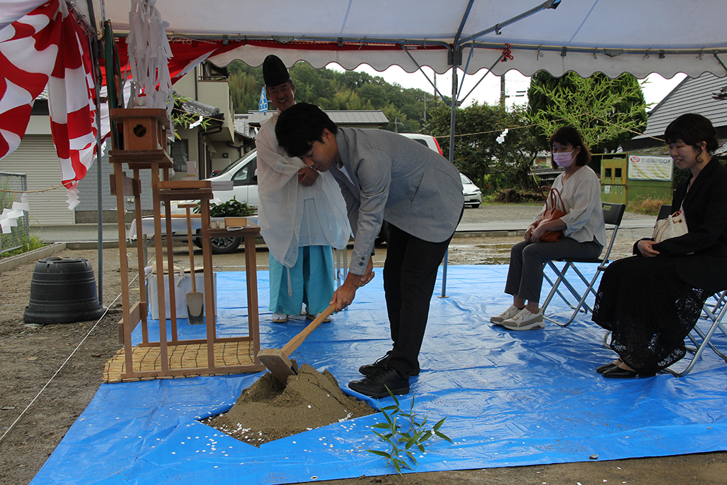 三木市の木の家　地鎮祭