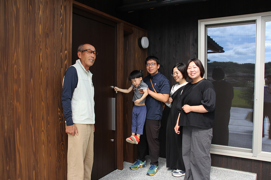 神戸市の木の家 引渡式