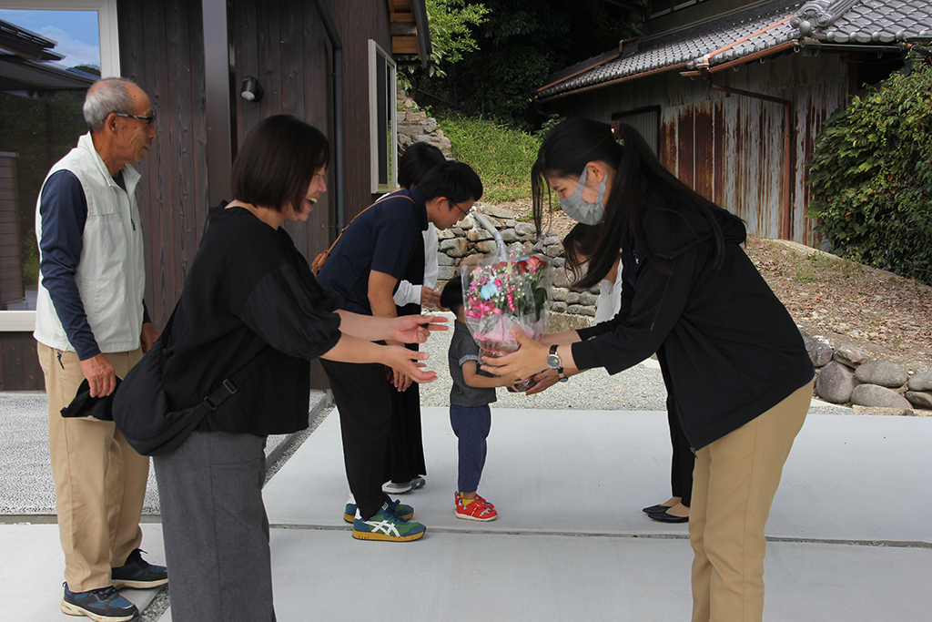 神戸市の木の家 引渡式