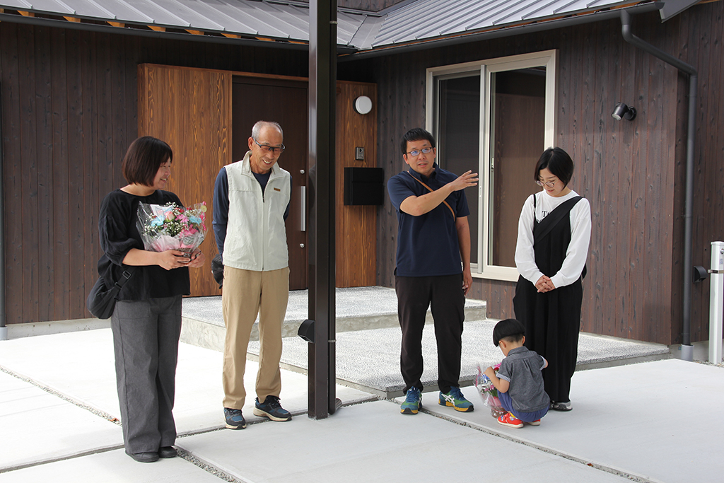 神戸市の木の家 引渡式