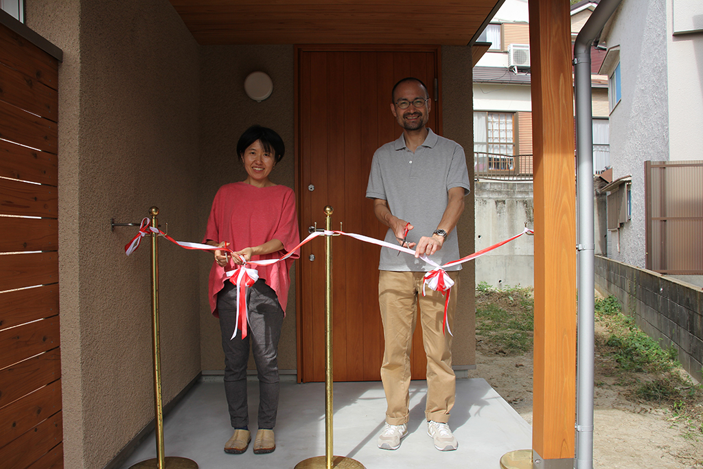 神戸市の木の家 引渡式