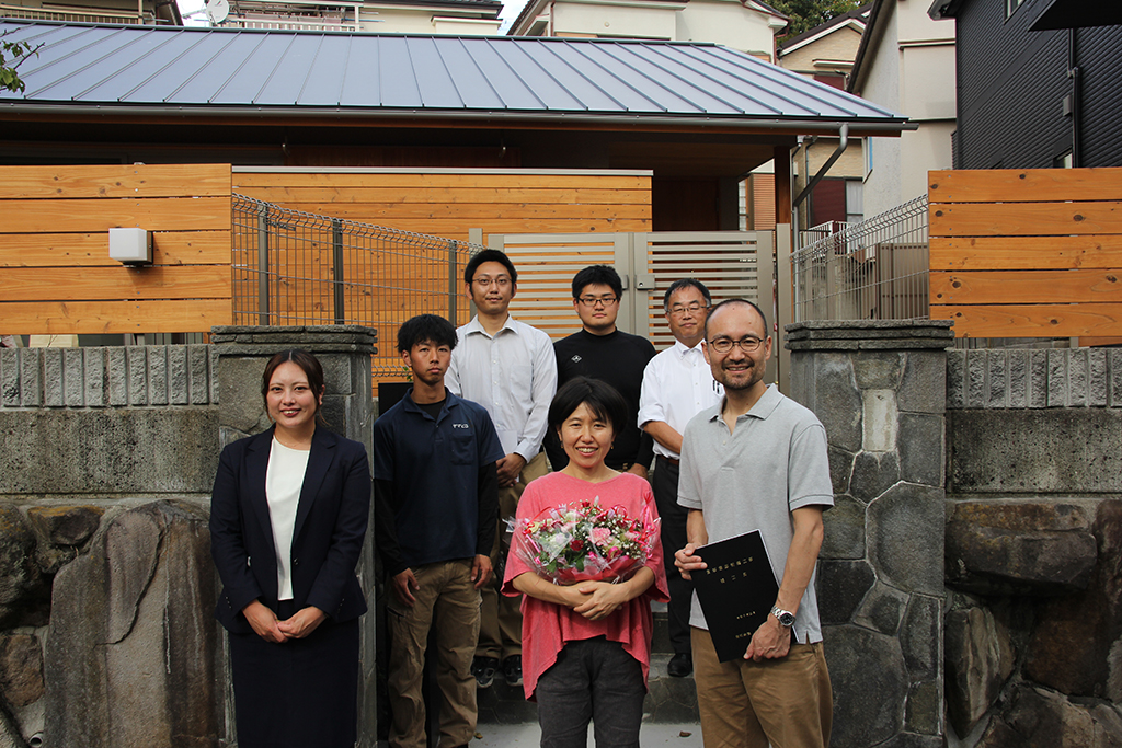 神戸市の木の家 引渡式